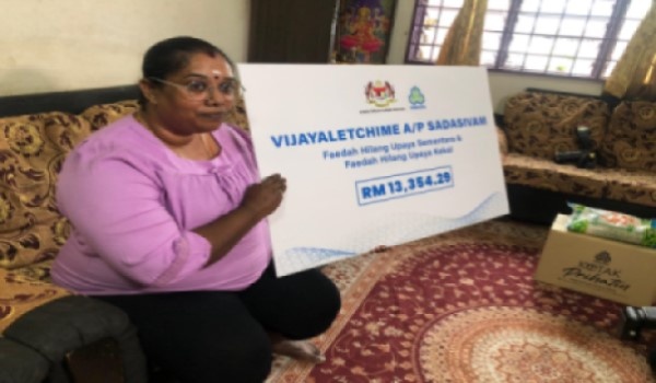 இல்லத்தரசி விஜயலெட்சுமி விபத்திற்கான சொக்சோ இழப்பீட்டைப் பெற்றார்