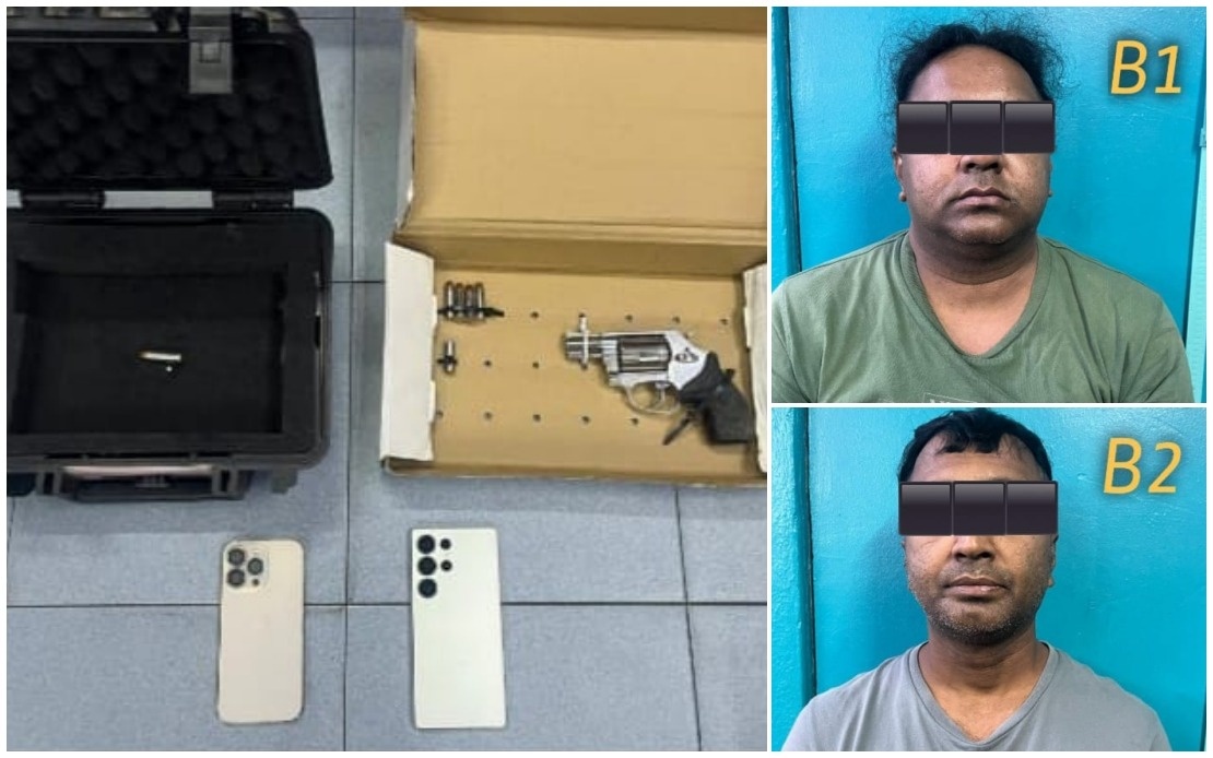 இரண்டு சகோதரர்கள் கைது: துப்பாக்கி, தோட்டாக்கள் பறிமுதல்