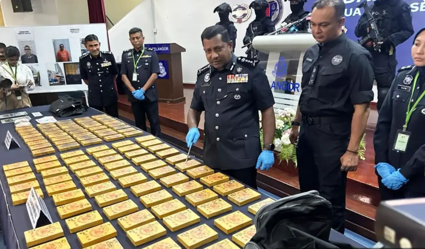 4.13 மில்லின் ரிங்கிட் பெறுமானமுள்ள போதைப்பொருள் பறிமுதல்