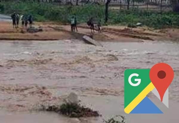 கூகுள் மேப்: ஆற்றில் வேன் கவிழ்ந்ததில் நால்வர் பலி