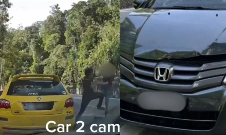 அந்த வாகனமோட்டியைப் போலீசார் கைது செய்தனர்