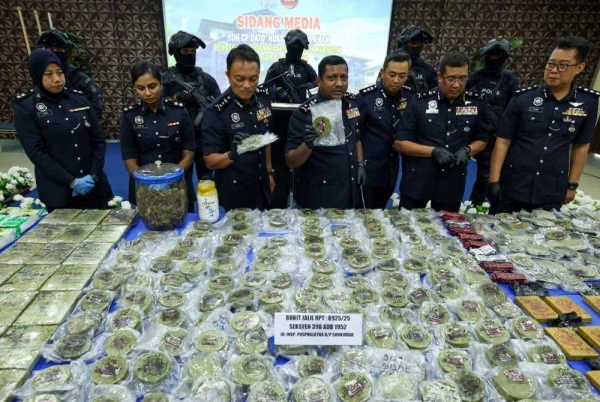 4.16 மில்லியன் ரிங்கிட் போதைப்பொருள் பறிமுதல்: 3 ஆடவர்கள் கைது