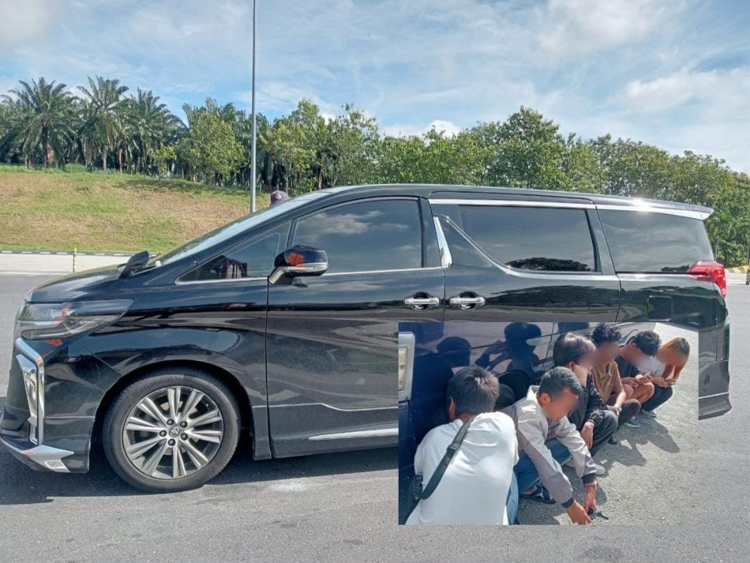 லைசென்ஸின்றி வாகனத்தைச் செலுத்திய இரு மியன்மார்கார்கள் கைது