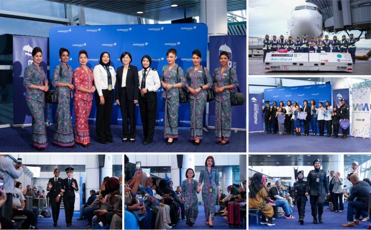 முற்றிலும் பெண் ஊழியர்களால் மட்டுமே இயக்கப்பட்ட விமானம் - வரலாற்று சாதனை படைத்தது மலேசியா ஏர்லைன்ஸ்!