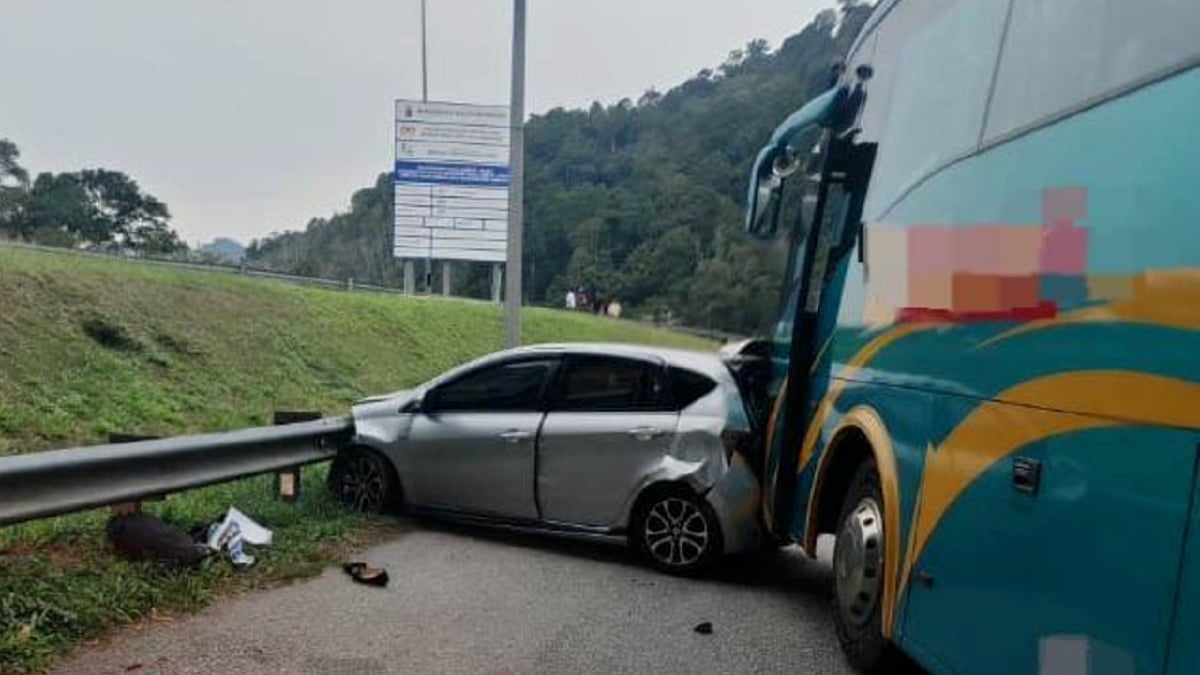 திடீர் விபத்து: 39 பயணிகளுடன் வந்த பேருந்து மோதல்!