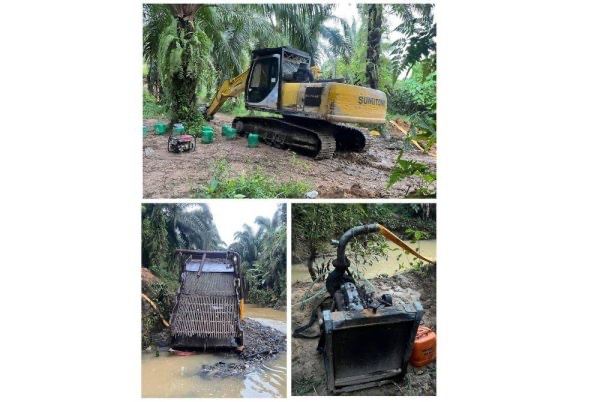 சட்டவிரோதத் தங்கம் தோண்டும் நடவடிக்கை முறியடிப்பு