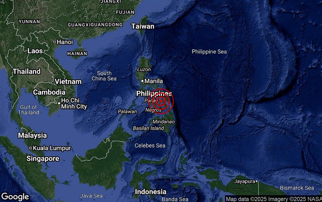 பிலிப்பைன்சில் சக்திவாய்ந்த நிலநடுக்கம்: சபா மாநிலத்திலும் உணரப்பட்டது!