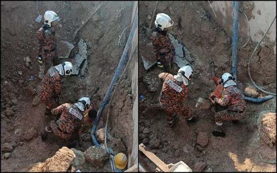 கட்டுமானத் தளத்தில் வங்காளதேசத் தொழிலாளர் புதையுண்டார்