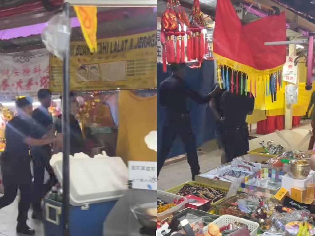 சீனக் கோவில் ஒன்றில் ரகளை: ஆடவர் கைது