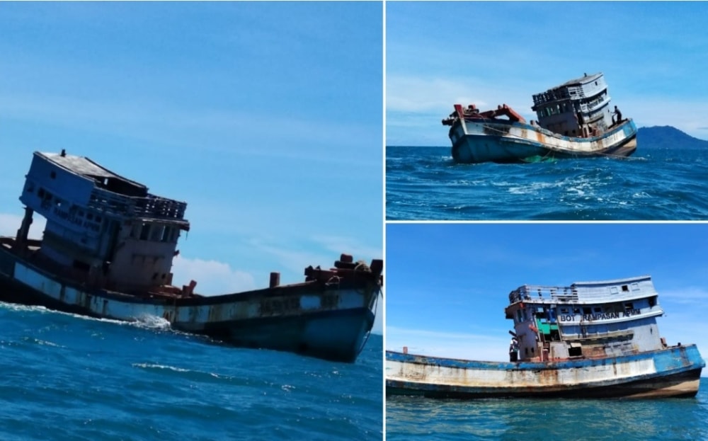 திரங்கானுவில் பறிமுதல் செய்யப்பட்ட 12 வெளிநாட்டுப் படகுகள் செயற்கைப் பாறைகளாக மாற்றப்பட்டன!