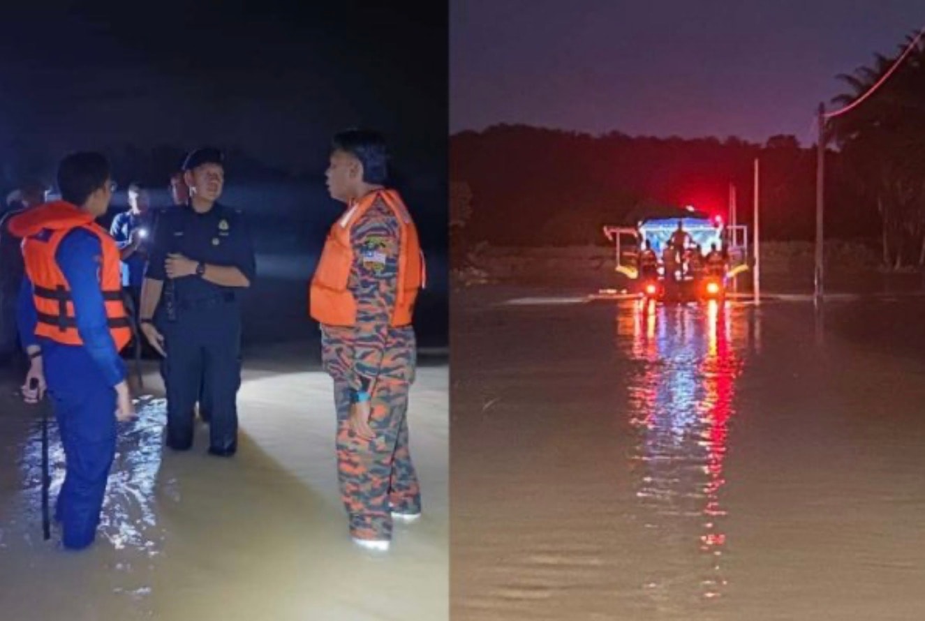 வெள்ளத்தில் பயணித்த போலீஸ்காரர் காருடன் கால்வாயில் விழுந்து மரணம்