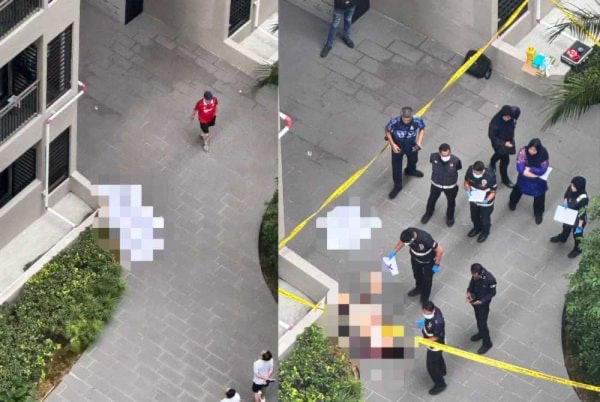 18 ஆவது மாடியிலிருந்து கீழே விழுந்து மாணவர் மரணம்