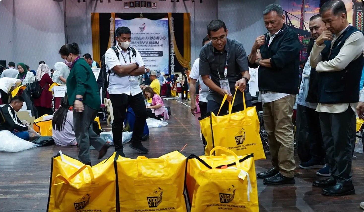 சபா சட்டமன்றத் தேர்தல் முடிவுகள் நள்ளிரவு 12 மணிக்குள் முழுமையாக அறிவிக்கப்படலாம்