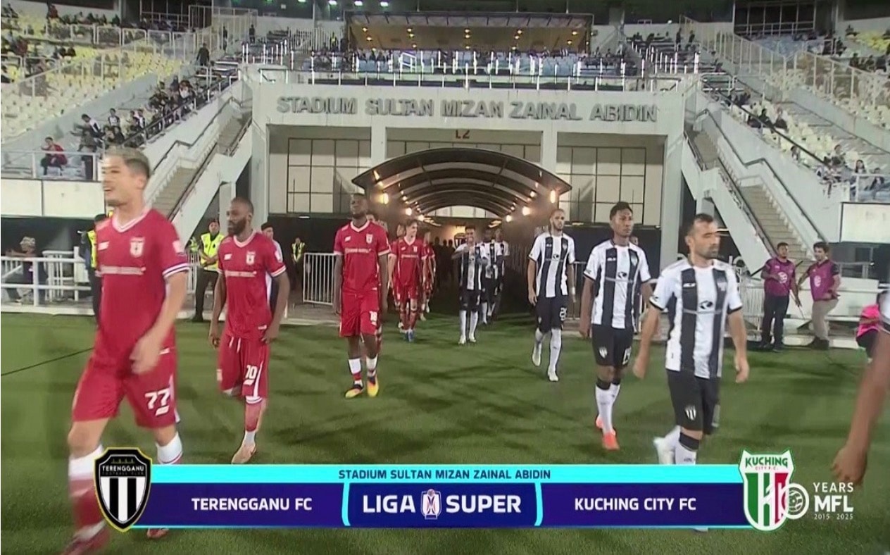 சூப்பர் லீக்: கூச்சிங் சிட்டியும் திரங்கானுவும் சமநிலை