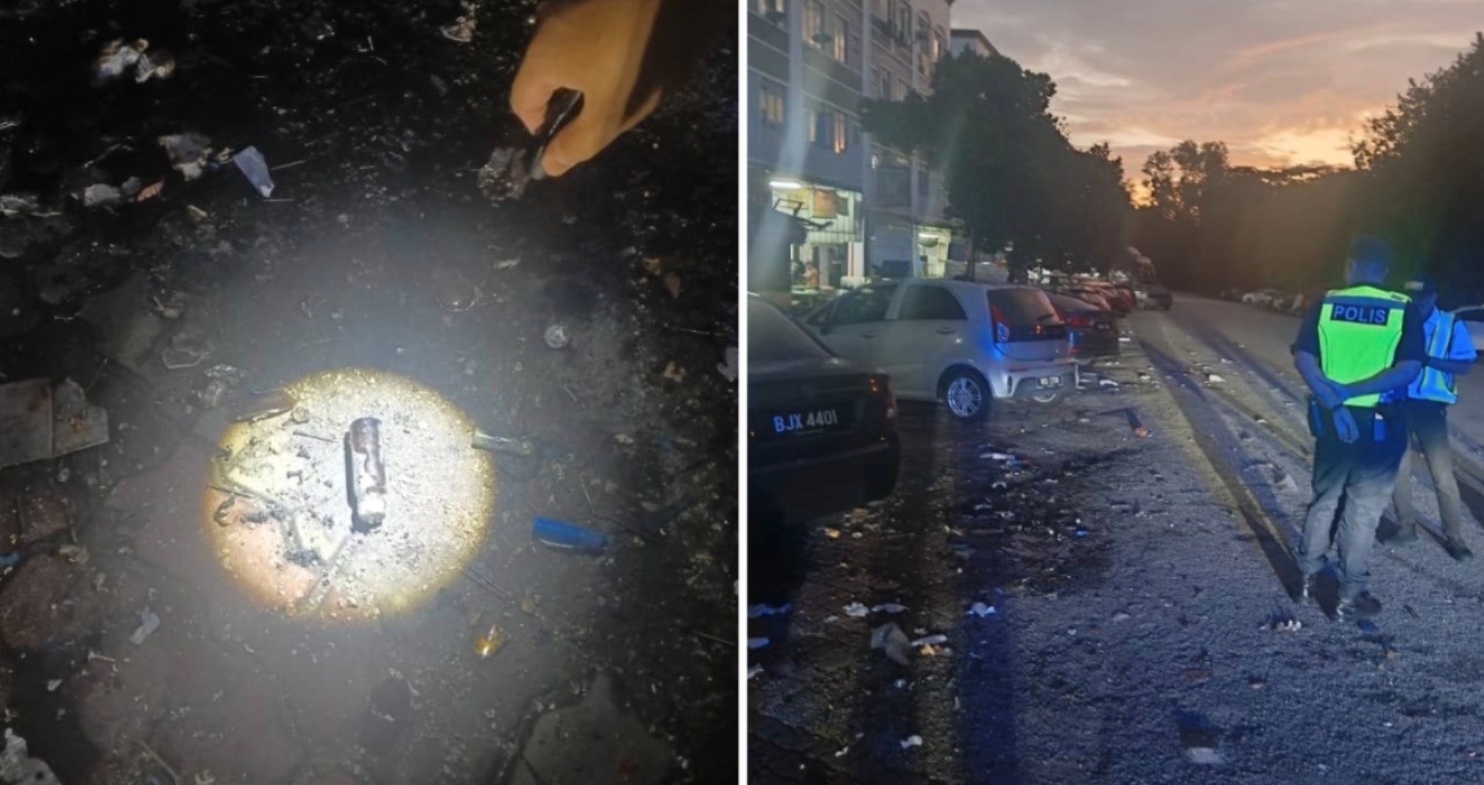 நீலாய் அடுக்குமாடிக் குடியிருப்பில் 3 நாட்டு வெடிகுண்டுகள் கண்டுபிடிப்பு