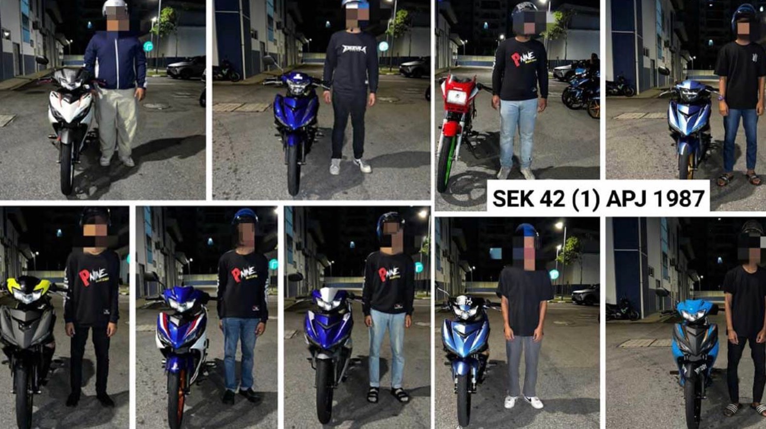 நள்ளிரவில் பறந்த 'சூப்பர்மேன்கள்': 9 இளைஞர்கள் காவற்படை பிடியில் சிக்கினர்!