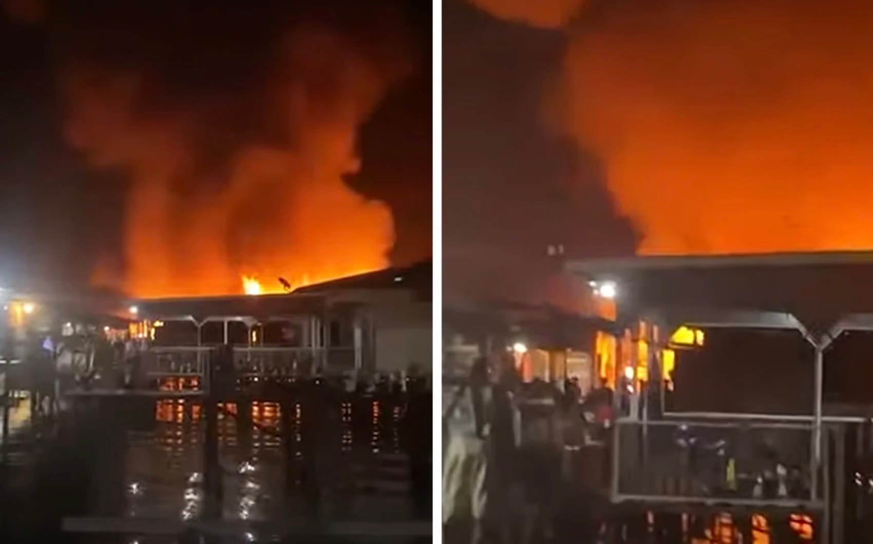 கம்போங் ஶ்ரீ அமான் தீ விபத்து: கடலில் குதித்து உயிர் தப்பிய குடியிருப்பாளர்கள்