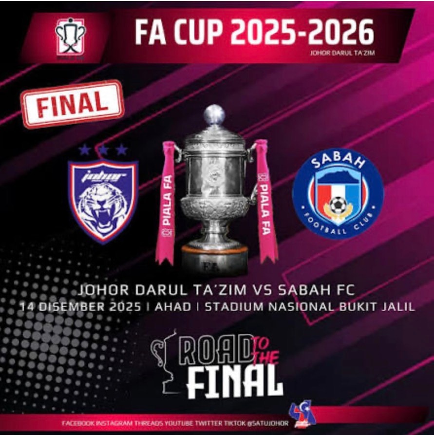 மலேசிய எஃப்ஏ கிண்ணம்: இறுதியாட்டத்தில் ஜேடிதி - சபா