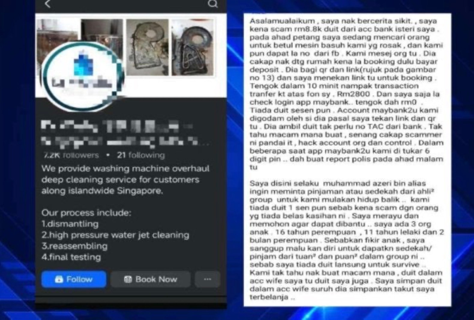 8 ரிங்கிட் முன்பணம் செலுத்த முயன்று 8,800 ரிங்கிட்  இழப்பு: வாட்ஸ்அப் இணைப்பை கிளிக் செய்த பெண்ணுக்கு நேர்ந்த சோகம்