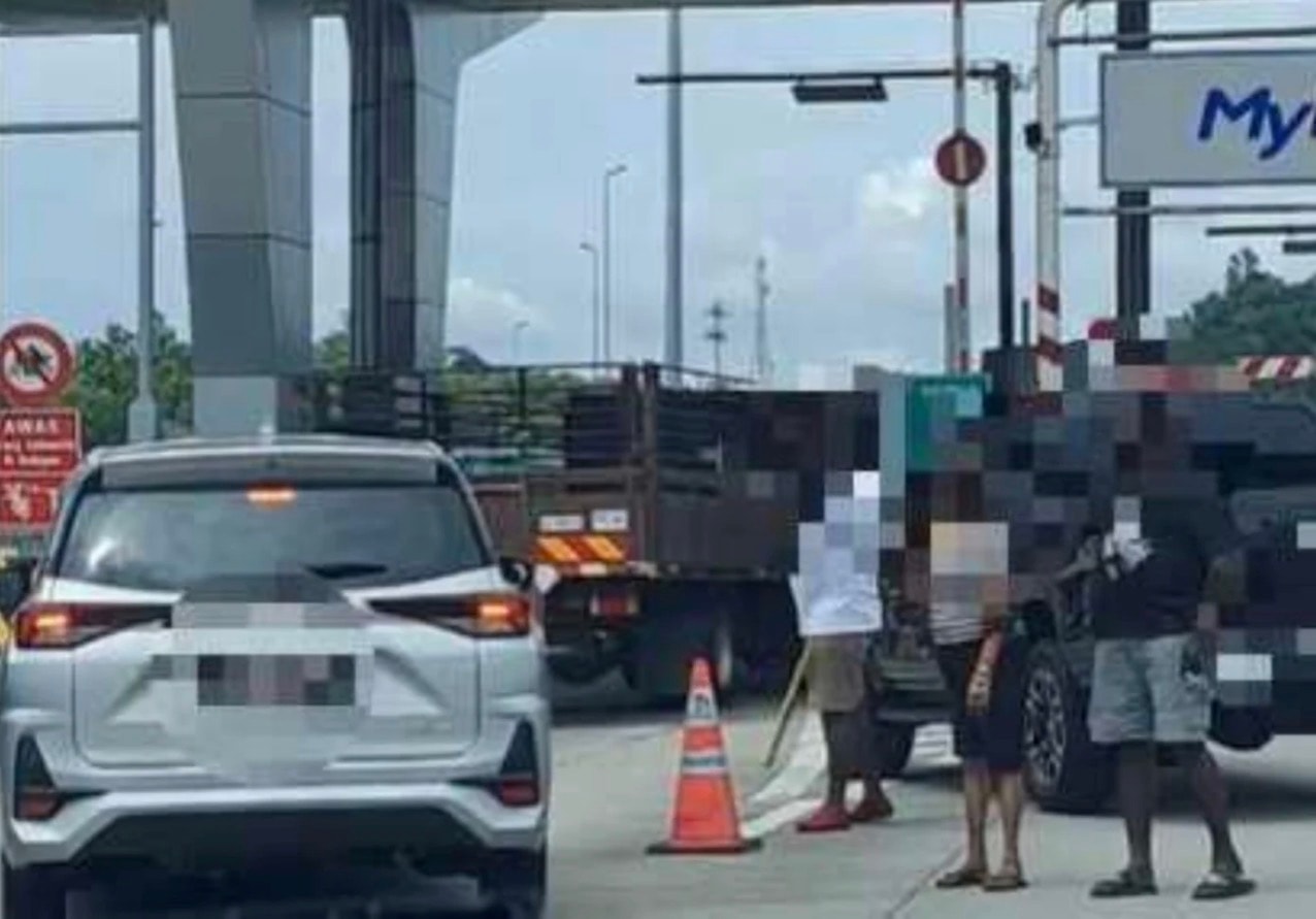 சுங்கை லோங் டோல் சாவடியில் வன்முறை: இரு ஆடவர்களுக்கு போலீஸ் வலைவீச்சு