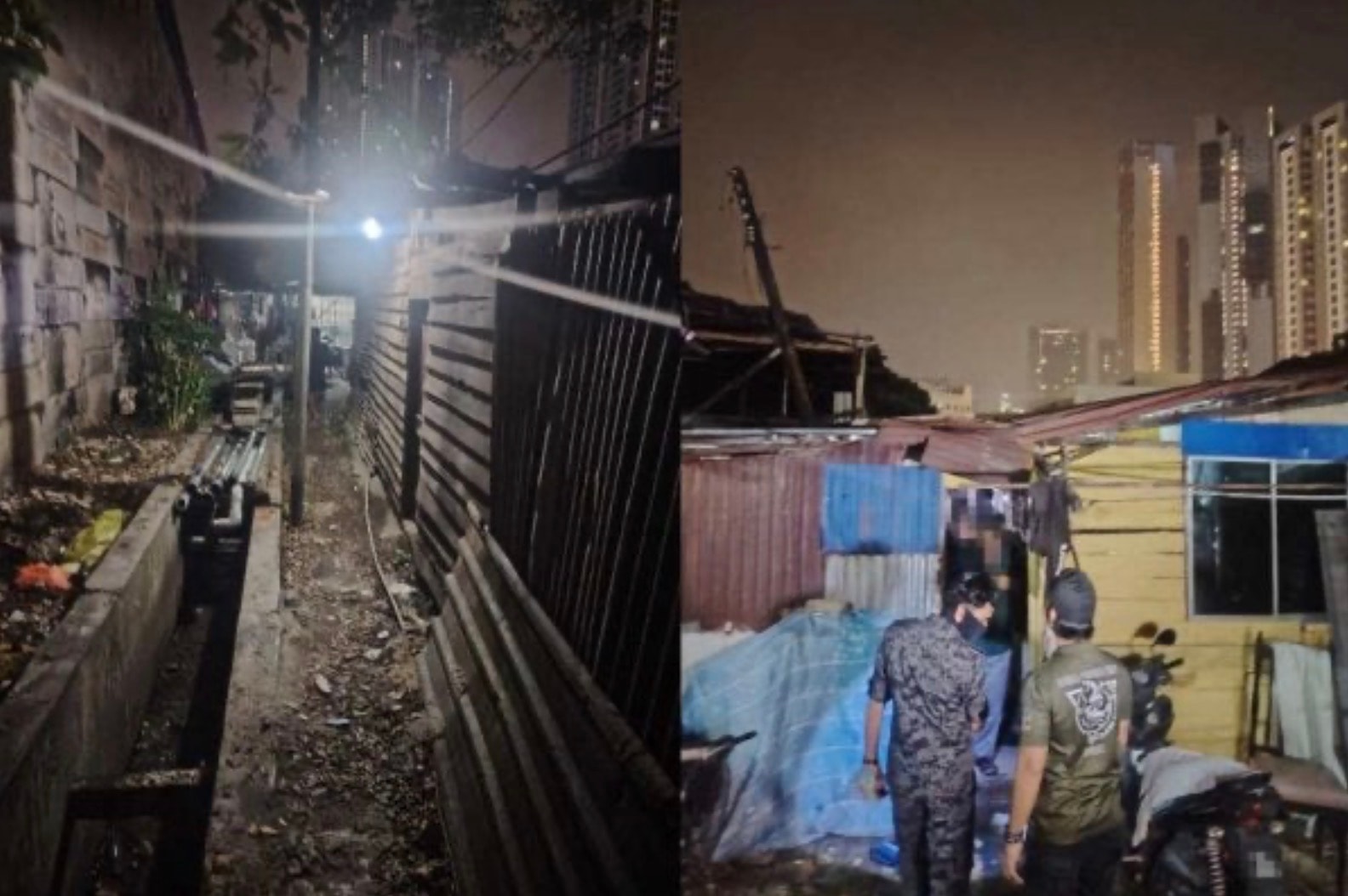 கோலாலம்பூரில் காடுகள் மற்றும் பாழடைந்த கட்டிடங்களில் சட்டவிரோதக் குடியேறிகளின் ரகசியக் குடியிருப்புகள்: 2,177 பேர் கைது