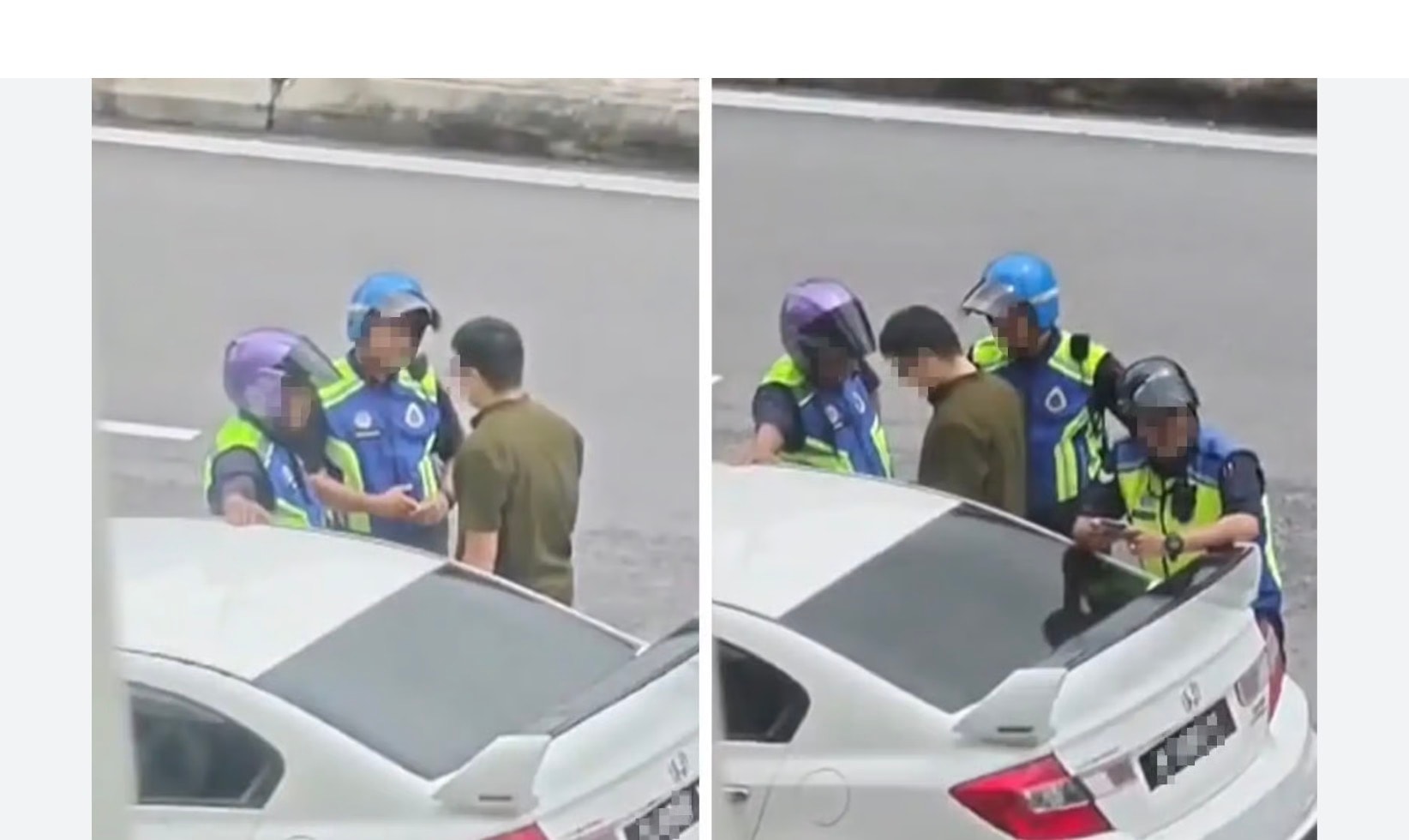 லஞ்சம் வாங்கியதாக பரவிய வீடியோ: செராஸ் மாவட்ட போலீஸ் மறுப்பு