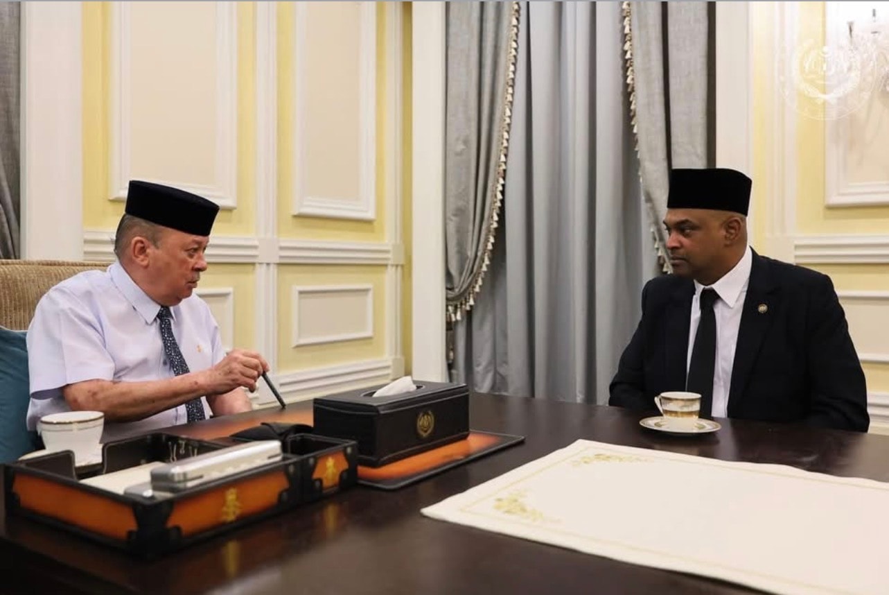 மாமன்னரைச் சந்தித்தார் மனித வள அமைச்சர் டத்தோ ஶ்ரீ ரமணன்: அமைச்சின் திட்டங்கள் குறித்து விளக்கம்