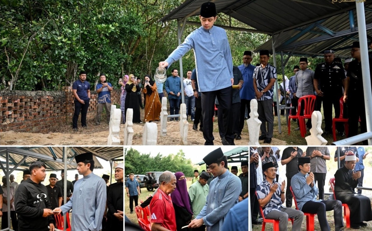 செராத்திங் குடும்பக் கொலை - தற்கொலை சம்பவம்: உறவினர்களை நேரில் சந்தித்து பகாங் இளவரசர் ஆறுதல்