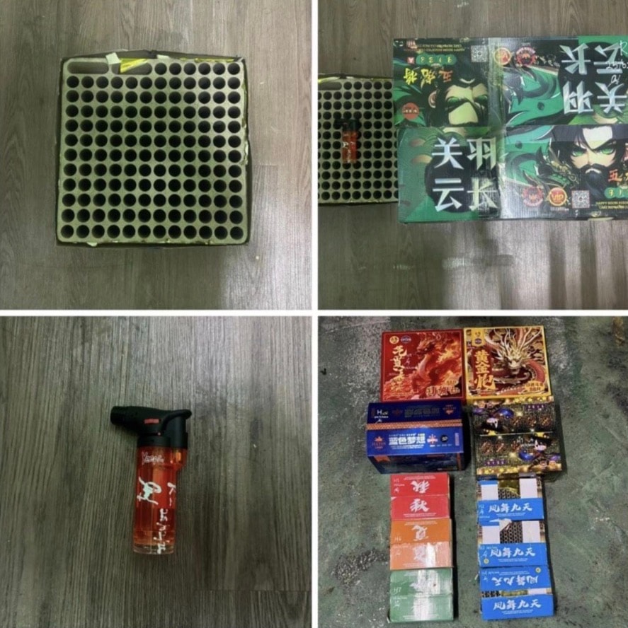 குளுவாங்கில் சட்டவிரோத பட்டாசுகள் வைத்திருந்த இருவர் கைது