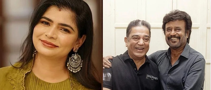 வைரமுத்துவுக்கு வாழ்த்து: கமல் மற்றும் ரஜினியைச் சாடிய சின்மயிக்கு சமூக வலைதளங்களில் கடும் கண்டனம்