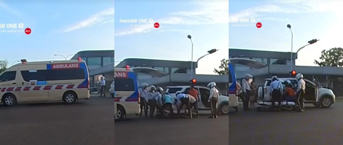 இதய வலியால் துடித்த ஓட்டுநர்: சாலை நெரிசலைச் சீர்செய்து உயிரைக் காத்த போக்குவரத்துப் போலீஸார்!