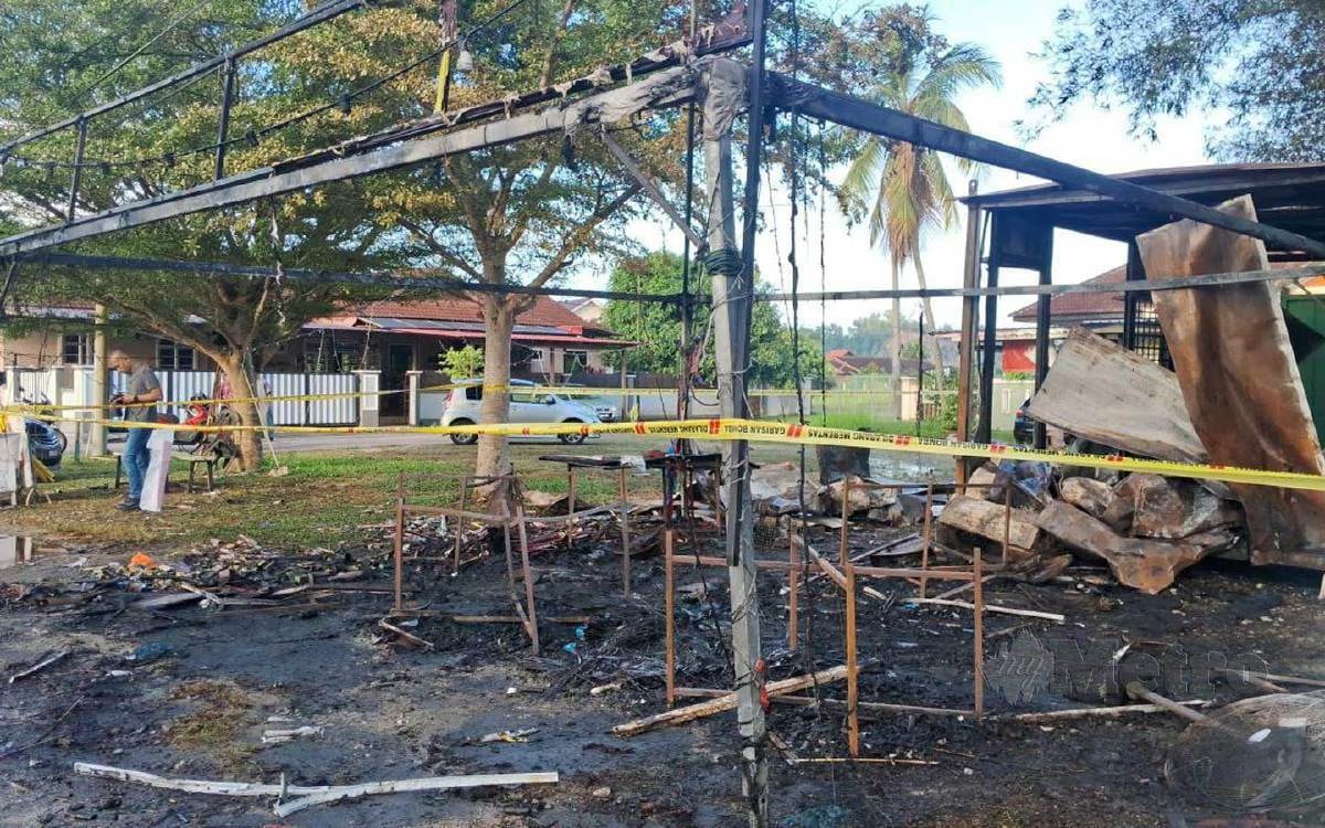 கெமாமானில் பட்டாசு கிடங்கு தீப்பற்றி எரிந்து நாசம்