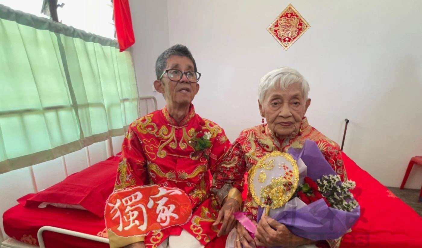 பினாங்கு முதியோர் இல்லத்தில் பூத்த புதுக்காதல்: 91 வயது மணமகள் - 67 வயது மணமகன்