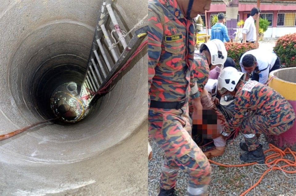 கிளந்தானில் 5.5 மீட்டர் ஆழமுள்ள கிணற்றில் விழுந்த மாணவர் மீட்பு