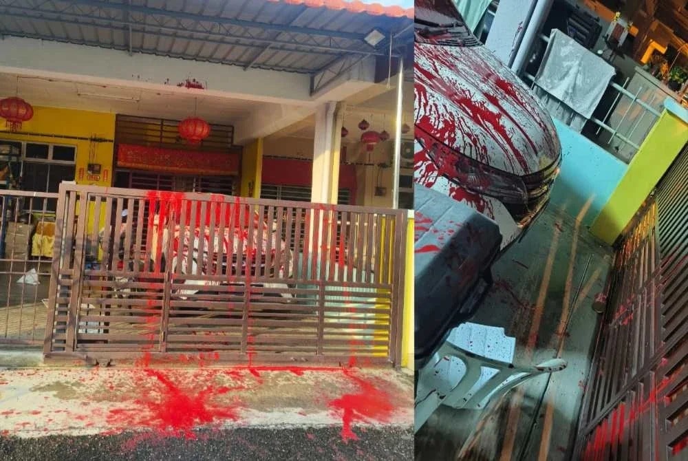 ஆள் மாறாட்டத்தால் நேர்ந்த சிவப்பு மை வீச்சு - ஒரு குடும்பம் அச்சம்