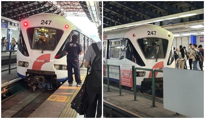 அப்துல்லா ஹுக்கும் எல்ஆர்டி  நிலையத்தில் தண்டவாளத்தில் விழுந்த பெண்: ரயில் சேவை பாதிப்பு