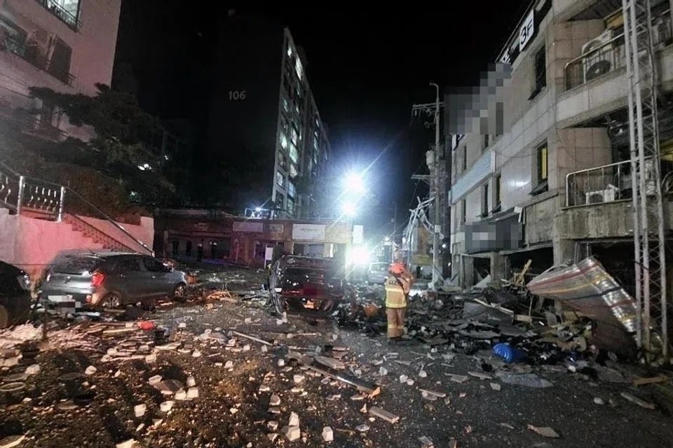 தென்கொரியாவில் பயங்கர எரிவாயு வெடிப்பு: 15 பேர் காயம்!