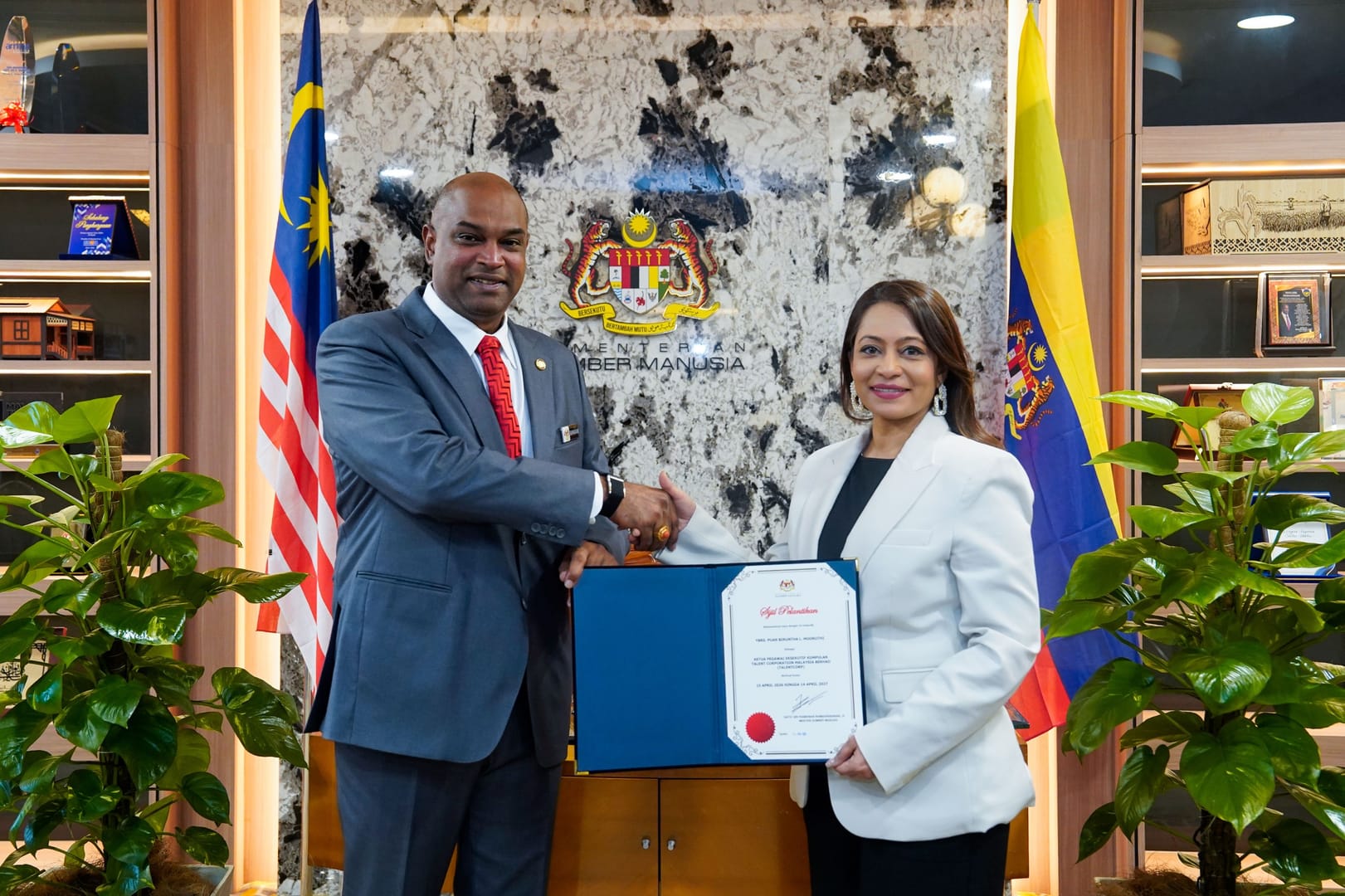 மலேசிய டேலண்ட் கார்ப்பரேஷன் புதிய தலைமை நிர்வாக அதிகாரியாக பிருந்தா மூர்த்தி நியமனம்