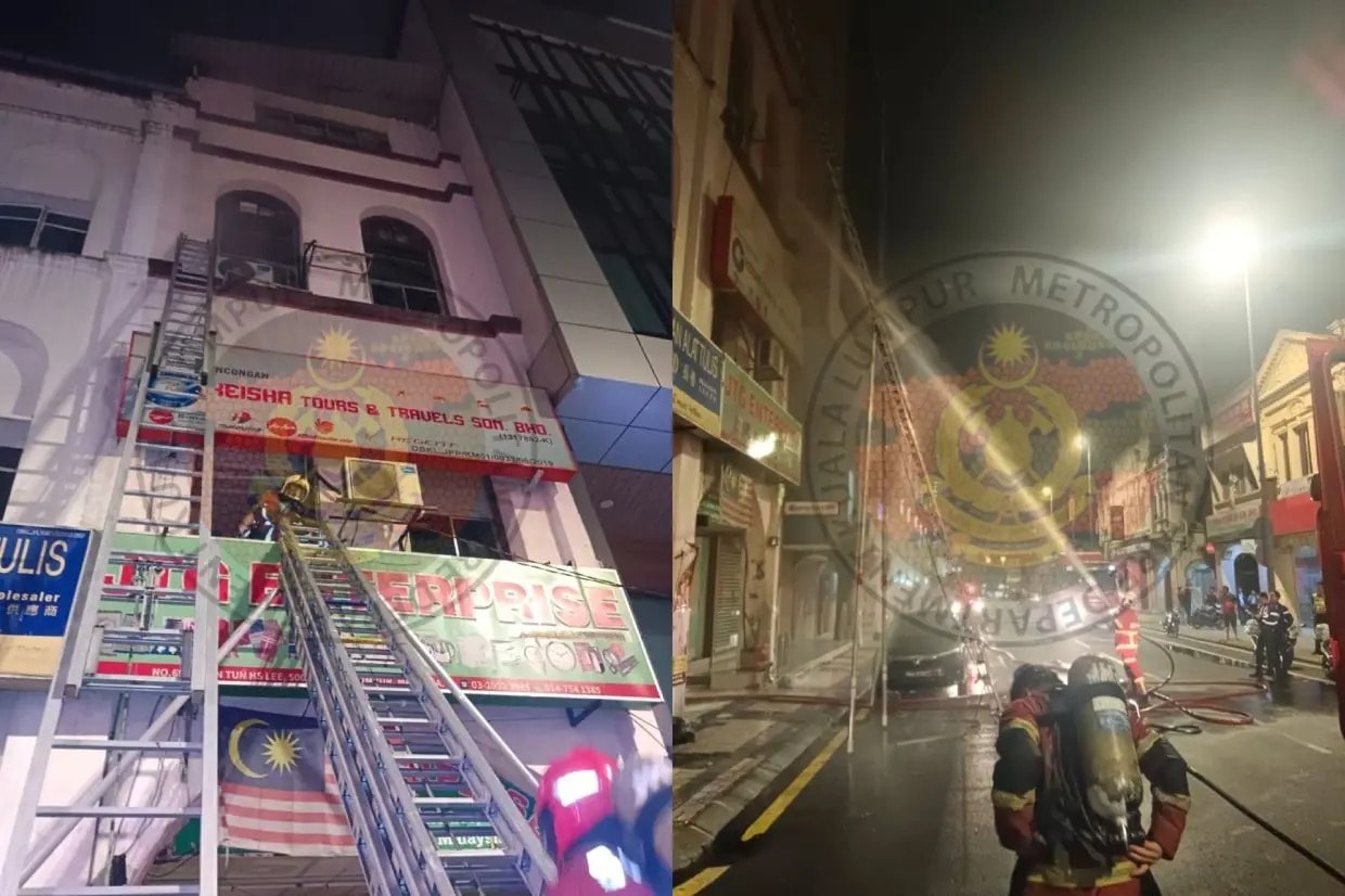 கோலாலம்பூரில் பயங்கர தீவிபத்து: வெளிநாட்டவர் உயிரிழப்பு - 11 பேர் மீட்கப்பட்டனர்