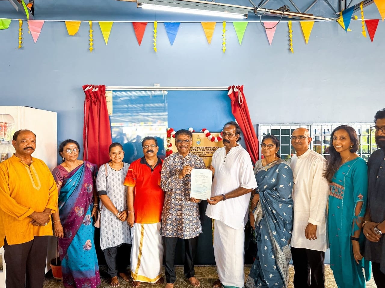 பினாங்கு ஸ்ரீ அக்னி முனீஸ்வரர் ஆலயத்திற்கு 99 ஆண்டு நில உரிமை: டத்தோ ஸ்ரீ சுந்தராஜூ சோமு தகவல்