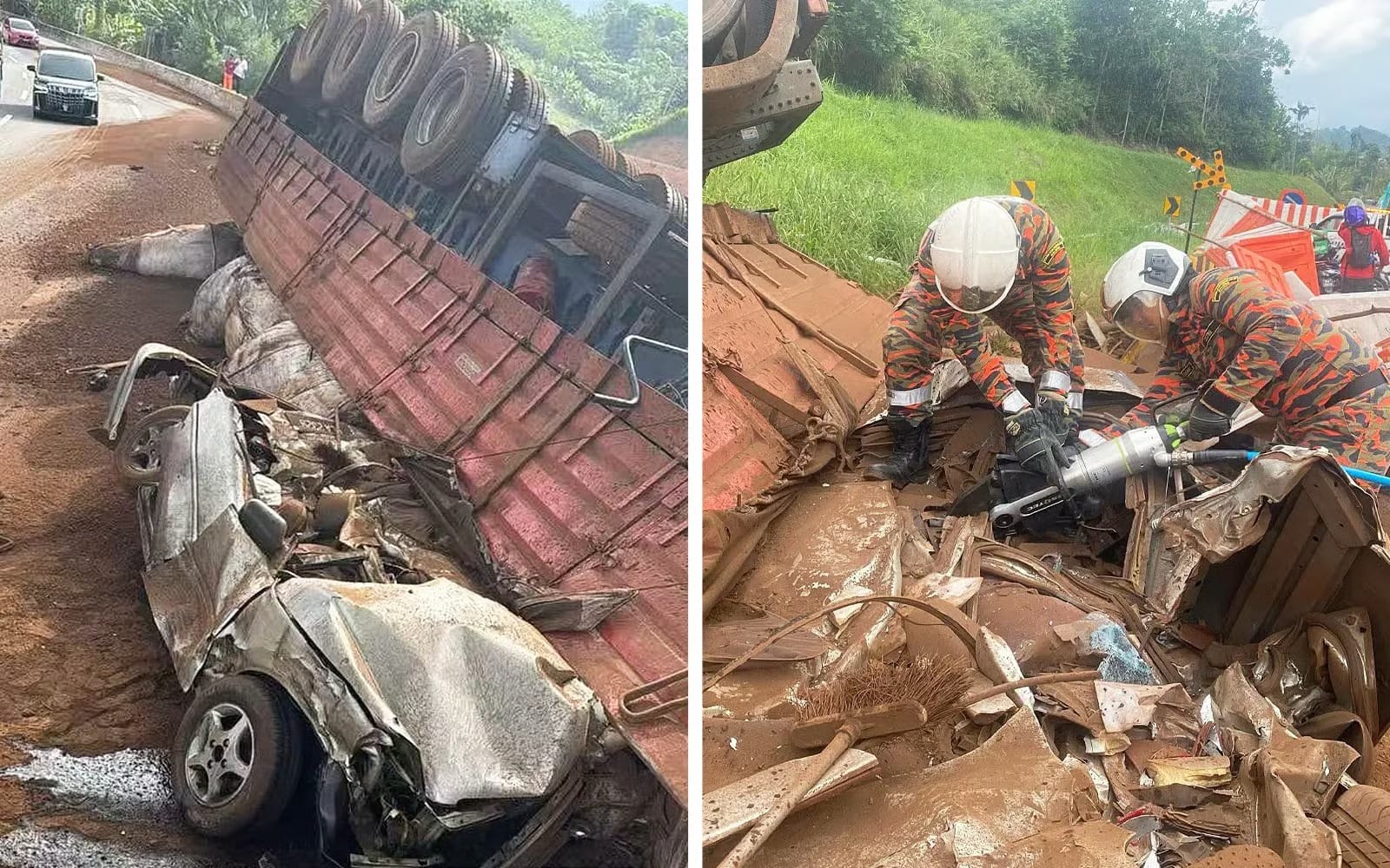கோலாலம்பூர் - காராக் நெடுஞ்சாலையில் கோர விபத்து - ஒரே குடும்பத்தைச் சேர்ந்த நால்வர் பலி