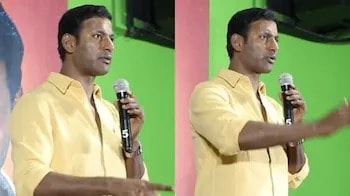 நடிகர் விஷாலின் அரசியல் பேச்சு