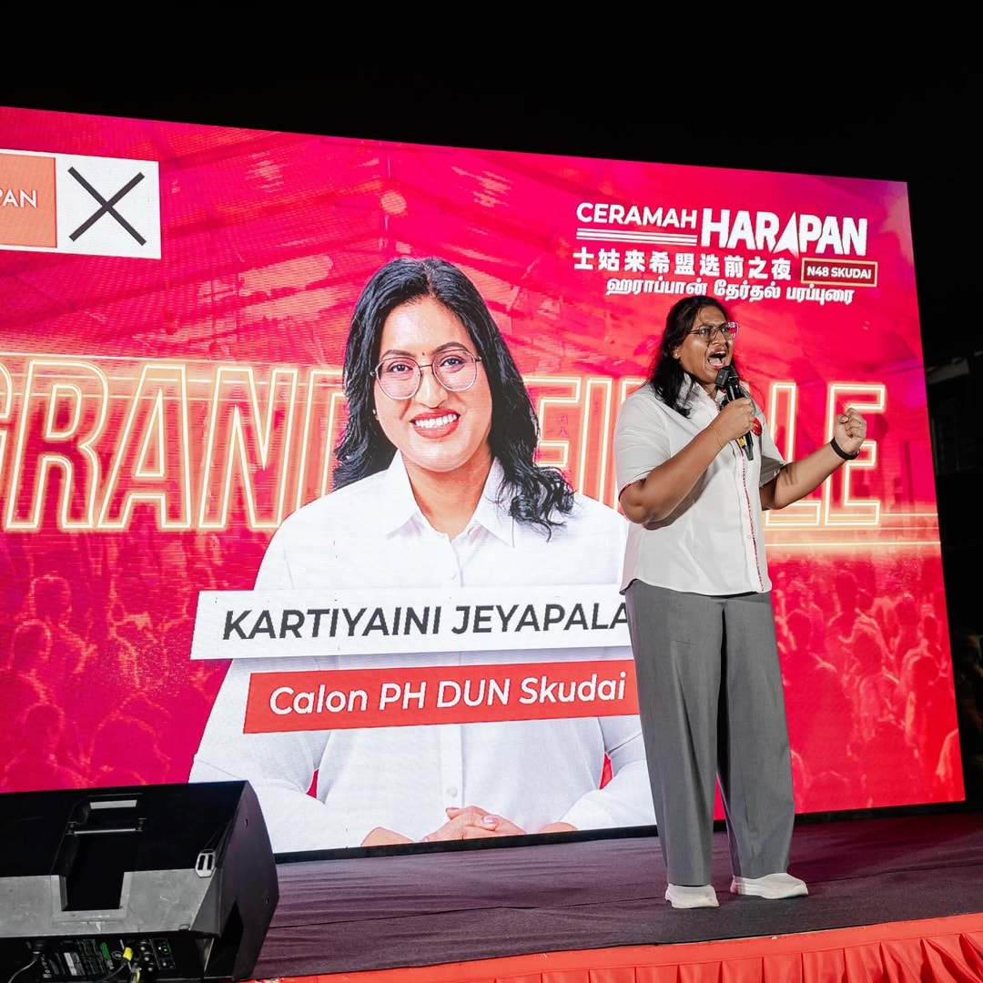ஸ்குடாய் தொகுதி மேம்பாட்டிற்குப் பாடுபடக் கார்த்தியாயினி ஜெயபாலன் உறுதி!
