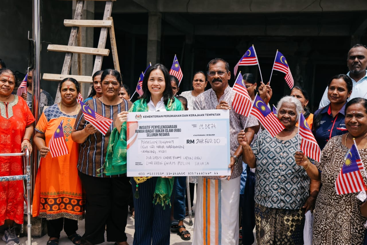செங்காங் புதிய ஆலய கட்டுமானத்திற்கு ரி.ம248,560 ரிபி திட்ட நிதி