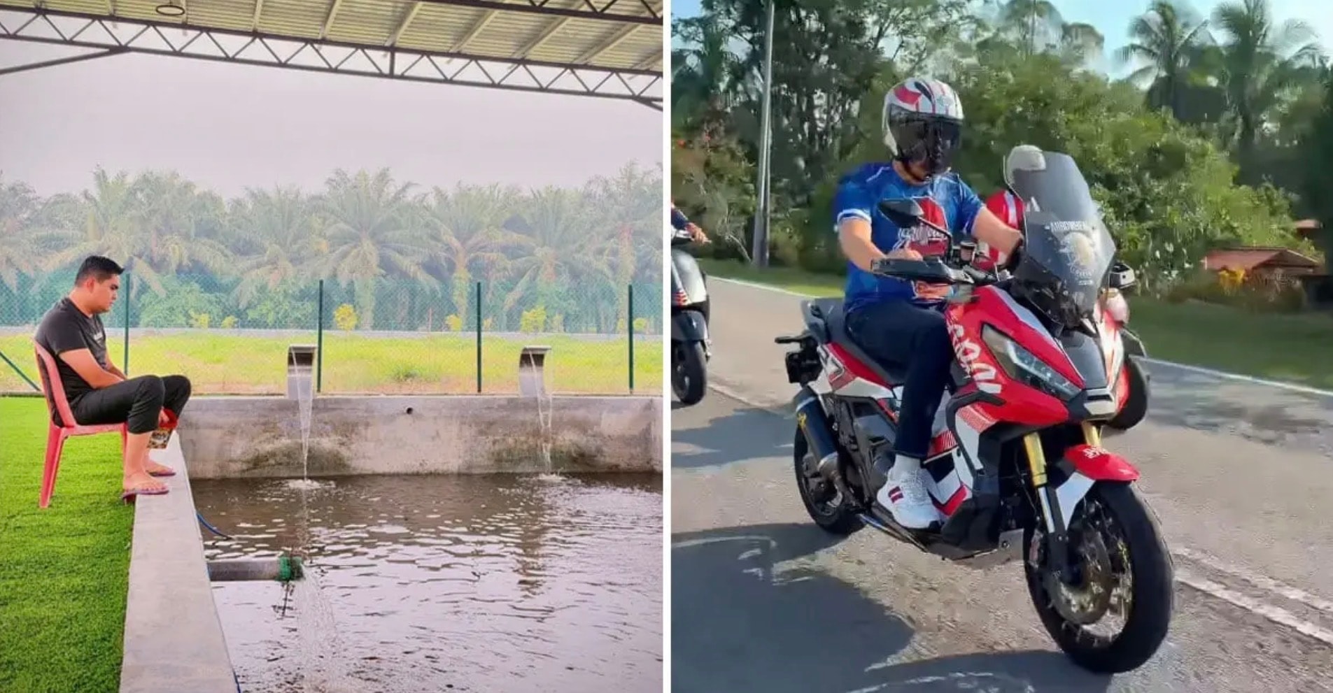 மோட்டார் சைக்கிள், மீன் விற்பனை மூலம் 1.8 லட்சம் ரிங்கிட் திரட்டிய அக்மால்